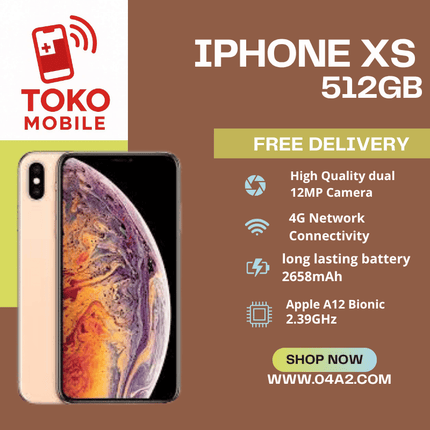 iPhone XS 512GB - “Free Delivery by Toko Mobile”