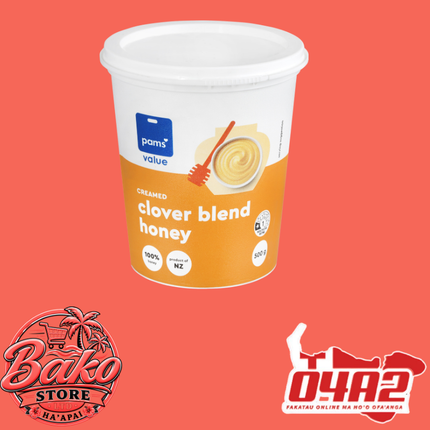 Creamed Cover Blend Honey 500g - “PICK UP AT BAKO STORE IN PANGAI OR HIHIFO HA’APAI BRANCHES”