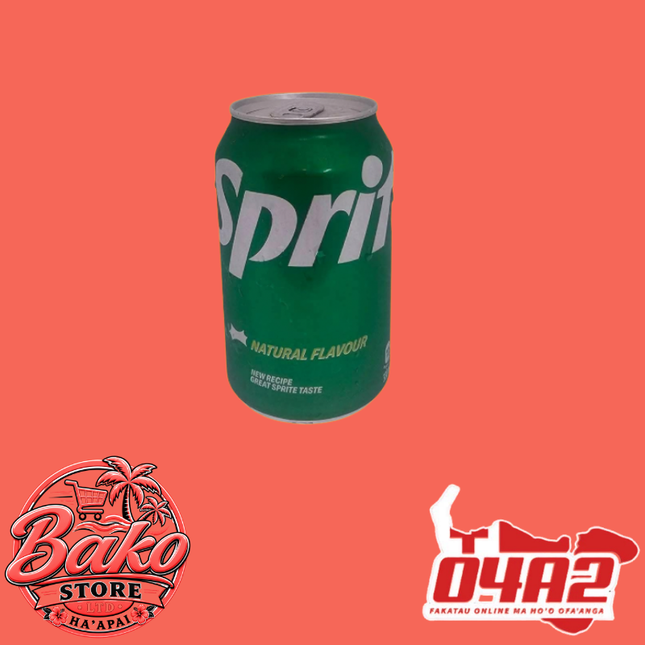 Sprite Can - “PICK UP AT BAKO STORE IN PANGAI OR HIHIFO HA’APAI BRANCHES”