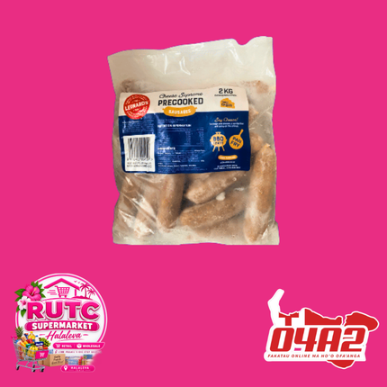 Cheese Supreme Pre Cooked Sausage 1kg - “PICK UP FROM RUTC SUPERMARKET, HALALEVA”