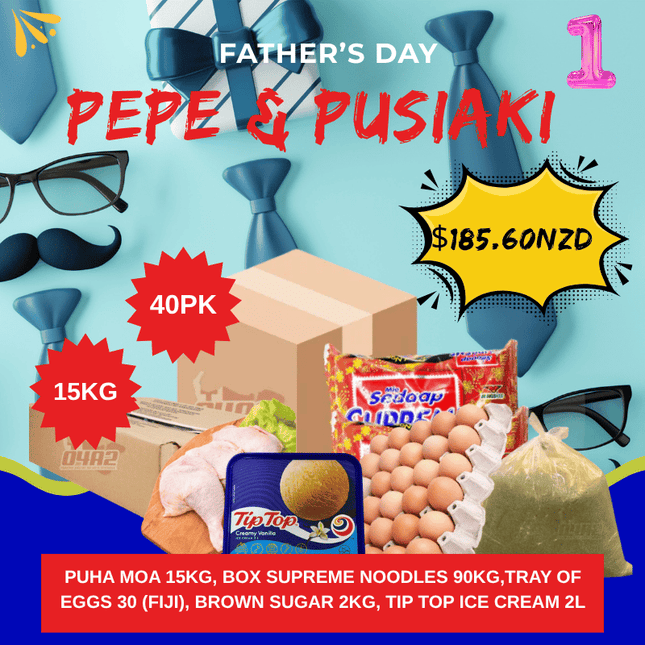Pepe & Pusiaki Father’s Day Combo #1 - "PICK UP FROM PEPE & PUSIAKI, 'OHONUA, 'EUA"