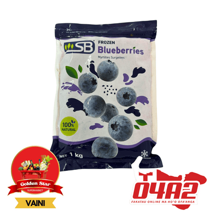 Frozen Blueberries - "PICK UP FROM GOLDEN STAR, VAINI TONGATAPU"