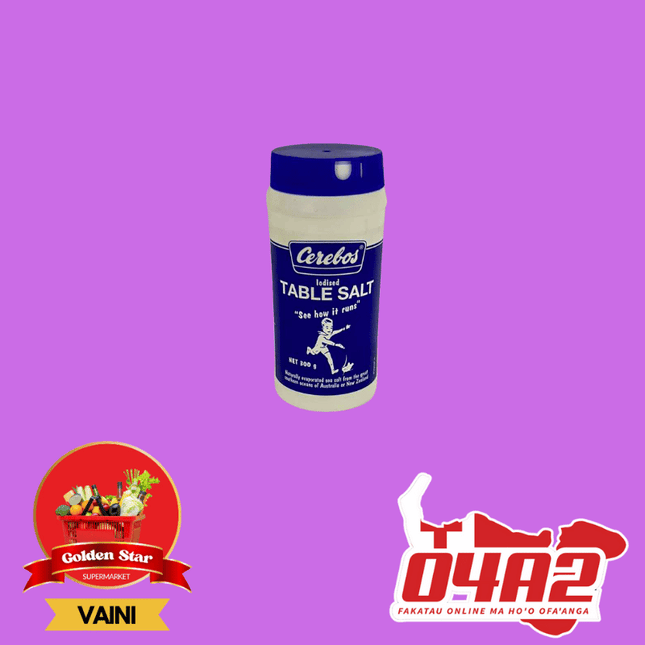 Table Salt 300g  - "PICK UP FROM GOLDEN STAR, VAINI TONGATAPU"