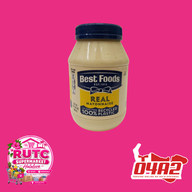Best Food Mayonnaise 887ml - “PICK UP FROM RUTC SUPERMARKET, HALALEVA”
