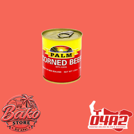 Palm Corned Beef 210g - “PICK UP AT BAKO STORE IN PANGAI OR HIHIFO HA’APAI BRANCHES”