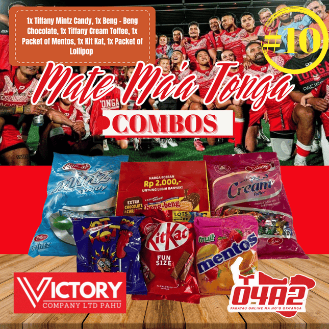 Mate Ma'a Tonga Combo #10 - "PICK UP FROM VICTORY SUPERMARKET & WHOLESALE, PAHU"