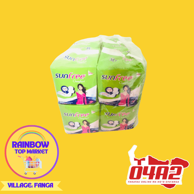 Packet of Sunfree Pads - "PICK UP FROM RAINBOW TOP MARKET IN FANGA"