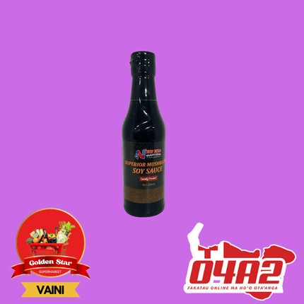 Superior Mushroom Soy Sauce 250ml - "PICK UP FROM GOLDEN STAR, VAINI TONGATAPU"