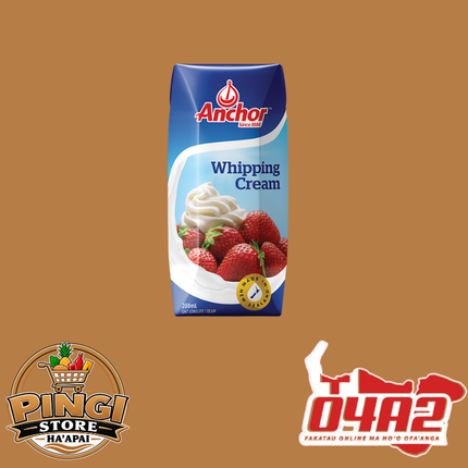 Whipping Cream - “PICK UP FROM PINGI STORE, HA’APAI”