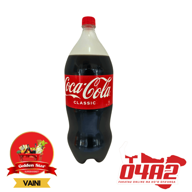 Coca Cola 2L - "PICK UP FROM GOLDEN STAR, VAINI TONGATAPU"