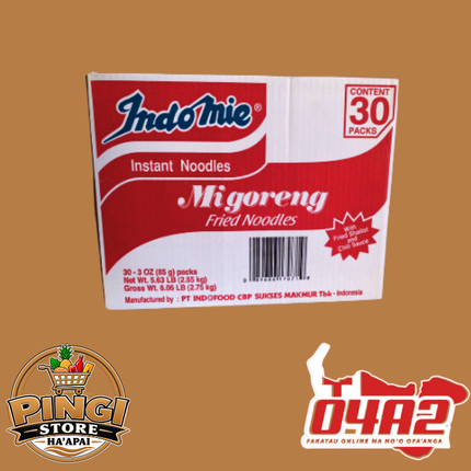 Puha Noodles Indomie - “PICK UP FROM PINGI STORE, HA’APAI”