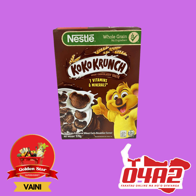 Koko Crunch Cereal 330g (Out of Stock) - "PICK UP FROM GOLDEN STAR, VAINI TONGATAPU"