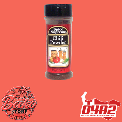Chilli Powder 78g - “PICK UP AT BAKO STORE IN PANGAI OR HIHIFO HA’APAI BRANCHES”