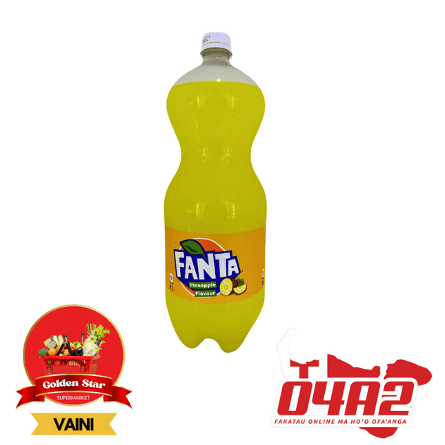 Fanta Pineapple 2L - "PICK UP FROM GOLDEN STAR, VAINI TONGATAPU"