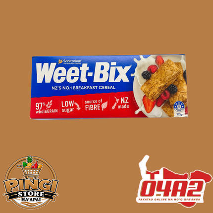 Weet-Bix 375g - “PICK UP FROM PINGI STORE, HA’APAI”
