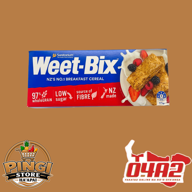 Weet-Bix 375g - “PICK UP FROM PINGI STORE, HA’APAI”