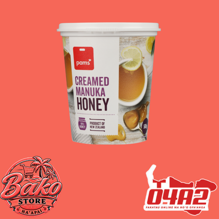 Creamed Manuka Honey 500g - “PICK UP AT BAKO STORE IN PANGAI OR HIHIFO HA’APAI BRANCHES”