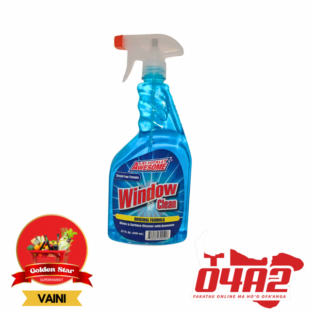 Window Clean 946ML Out of Stock - "PICK UP FROM GOLDEN STAR, VAINI TONGATAPU"