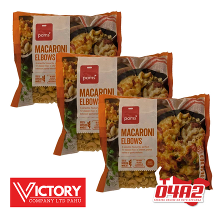 Triple Macaroni Elbows 500g - “PICK UP FROM VICTORY SUPERMARKET & WHOLESALE, PAHU"