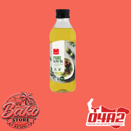 Pam's Pure Olive Oil 500ml - “PICK UP AT BAKO STORE IN PANGAI OR HIHIFO HA’APAI BRANCHES”