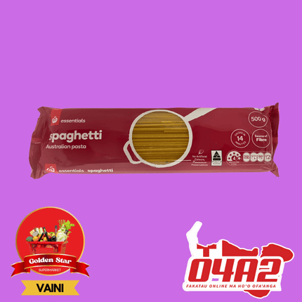 Spaghetti 500g - "PICK UP FROM GOLDEN STAR, VAINI TONGATAPU"