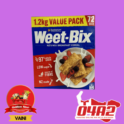 Weet Bix 1.2kg - "PICK UP FROM GOLDEN STAR, VAINI TONGATAPU"