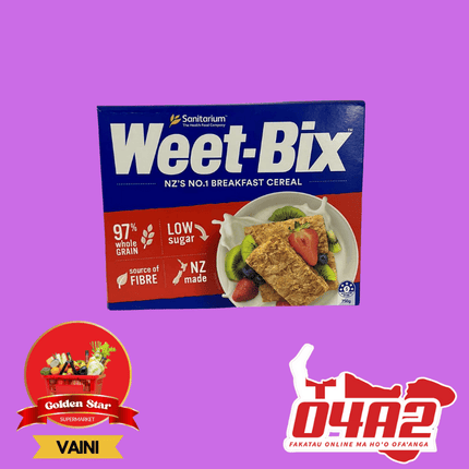 Weet Bix 750g - "PICK UP FROM GOLDEN STAR, VAINI TONGATAPU"