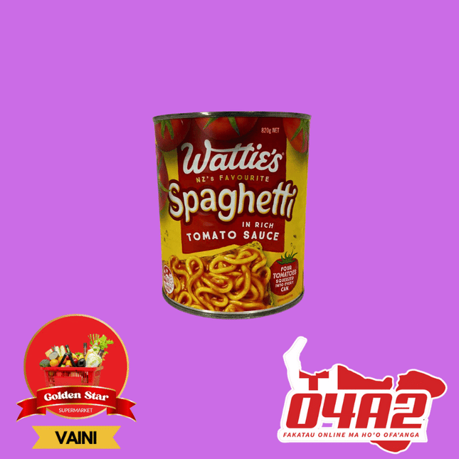 Spaghetti 820g - "PICK UP FROM GOLDEN STAR, VAINI TONGATAPU"