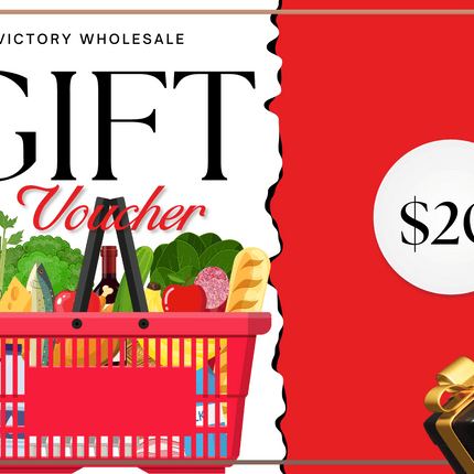 Victory Gift Voucher - "PICK UP FROM VICTORY SUPERMARKET & WHOLESALE, PAHU"