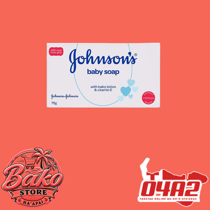 Johnson's Soap 75g - “PICK UP AT BAKO STORE IN PANGAI OR HIHIFO HA’APAI BRANCHES”