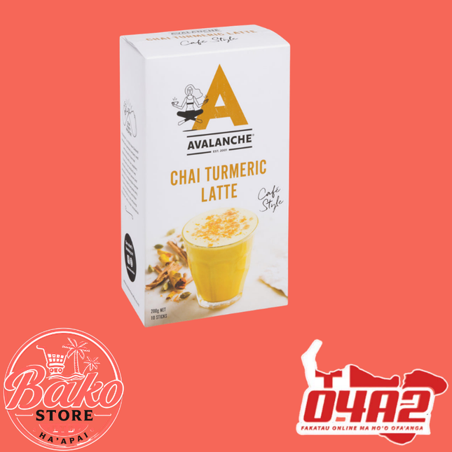 Avalanche Chai Turmeric Latte 200g - “PICK UP AT BAKO STORE IN PANGAI OR HIHIFO HA’APAI BRANCHES”