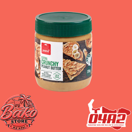 Peanut Butter (Crunchy) 375g  - “PICK UP AT BAKO STORE IN PANGAI OR HIHIFO HA’APAI BRANCHES”