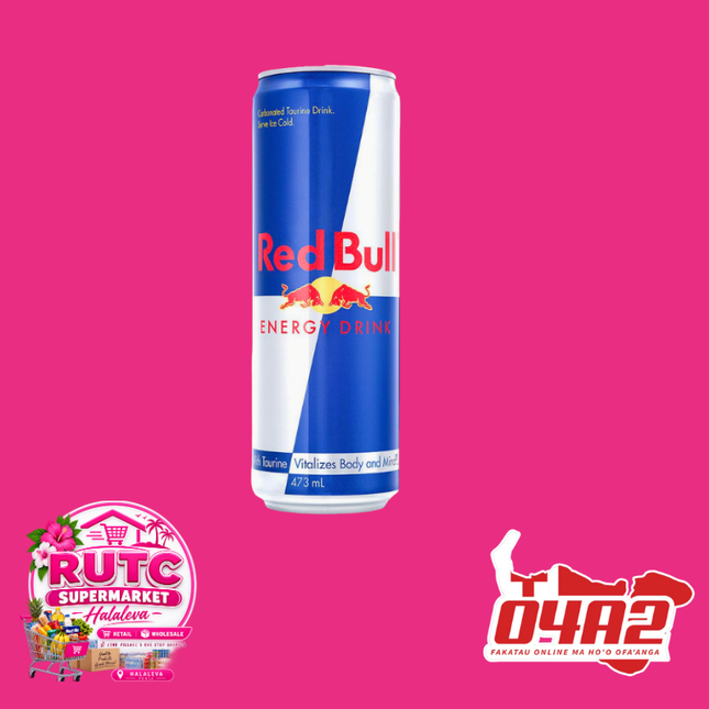 Red Bull Drink 473ml - “PICK UP FROM RUTC SUPERMARKET, HALALEVA”