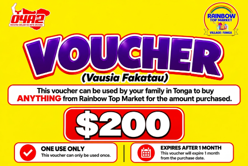 $200 Vausia Fakatau - “PICK UP FROM RAINBOW TOP MARKET, FANGA”