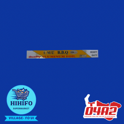 Aluminium Foil (Foila ‘Umu) - PICK UP FROM HIHIFO SUPERMARKET, FO'UI"