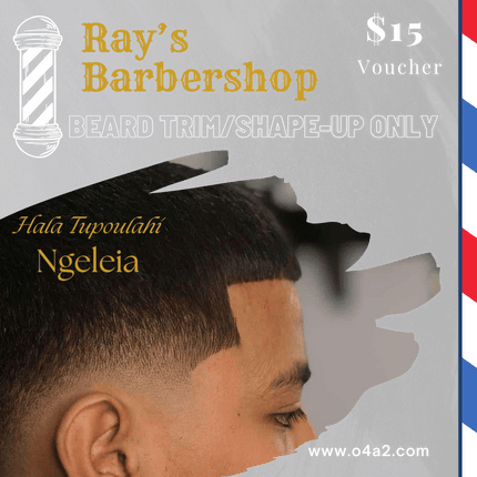 Men's Beard Trim/Shape-Up - "USE AT RAY'S BARBERSHOP, HALA TUPOULAHI, NGELEIA"