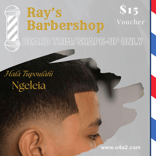 Men's Beard Trim/Shape-Up - "USE AT RAY'S BARBERSHOP, HALA TUPOULAHI, NGELEIA"