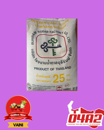 Sack of Sugar 25kg - “PICK UP FROM GOLDEN STAR, VAINI”