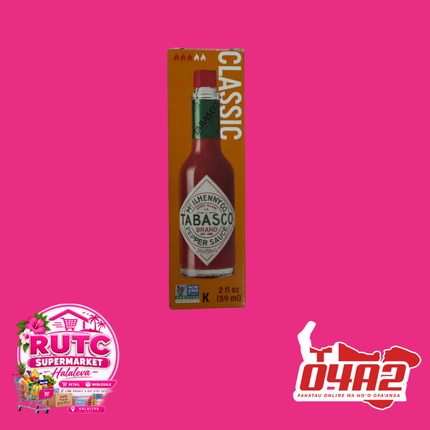 Classic Tabasco 59ml - “PICK UP FROM RUTC SUPERMARKET, HALALEVA”