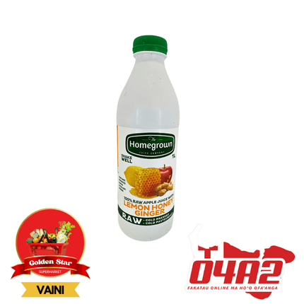 Raw Fruit Juices Lemon Honey Ginger - "PICK UP FROM GOLDEN STAR, VAINI TONGATAPU"