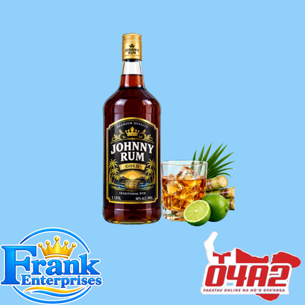Johnny Rum (Plastic) 1.125Ltr - “PICK UP FROM FRANK ENTERPRISE LTD, MA’UFANGA”