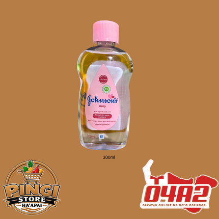Johnson's Baby Oil 300ml - "PICK UP FROM PINGI STORE, HA'APAI"