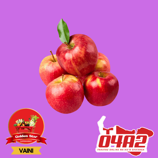 5 Red Apples - "PICK UP FROM GOLDEN STAR, VAINI TONGATAPU"