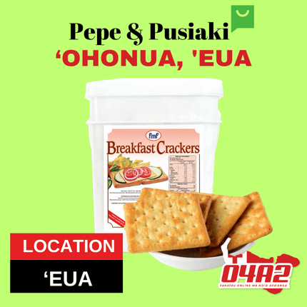 FmF Breakfast Cracker Punjas 2kg - "PICK UP FROM PEPE & PUSIAKI, 'OHONUA, 'EUA"
