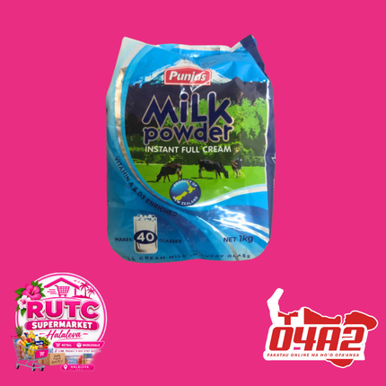 Punjas Milk Powder 1kg  - “PICK UP FROM RUTC SUPERMARKET, HALALEVA”