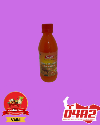 Punja Orange Concentration 300ml (Fakalanu Inu) - "PICK UP FROM GOLDEN STAR, VAINI TONGATAPU”