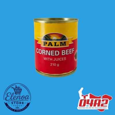 Palm Corned Beef 210g (Kapapulu) - “PICK UP FROM ELENOA STORE IN POPUA”