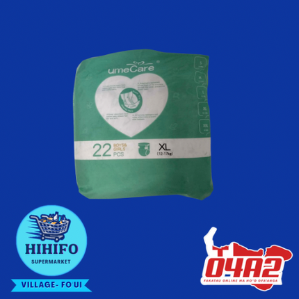 Umecare Adult Diapers XL- PICK UP FROM HIHIFO SUPERMARKET, FO'UI"