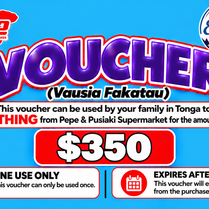 $350 Vausia Fakatau - "PICK UP FROM ELENOA STORE, POPUA"