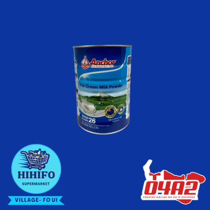 Anchor Powder (Hu’akau efuefu Anchor) 900g - PICK UP FROM HIHIFO SUPERMARKET, FO'UI"